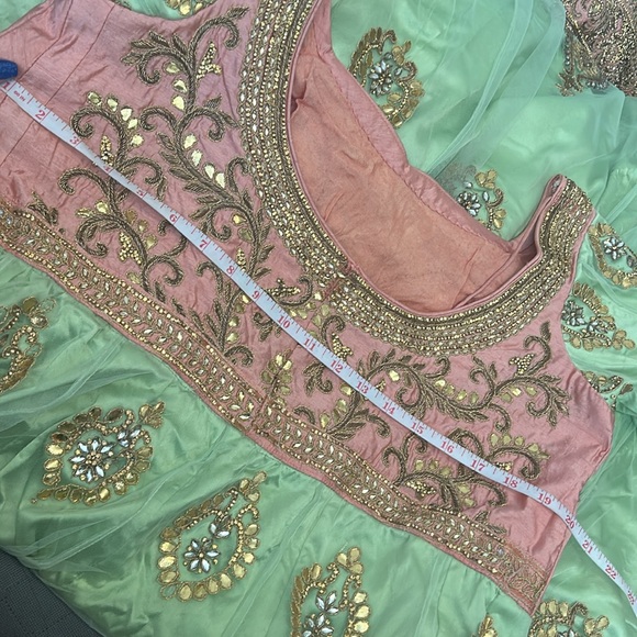 Pakistani Indian Bridal/wedding party dress size Large - Picture 9 of 10